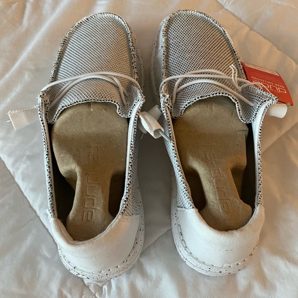 New Hey Dude Shoes - Women’s Wendy “Sox Stone White” - Picture 4 of 6